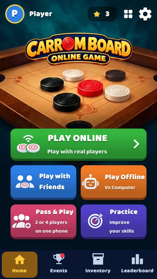 Home screen